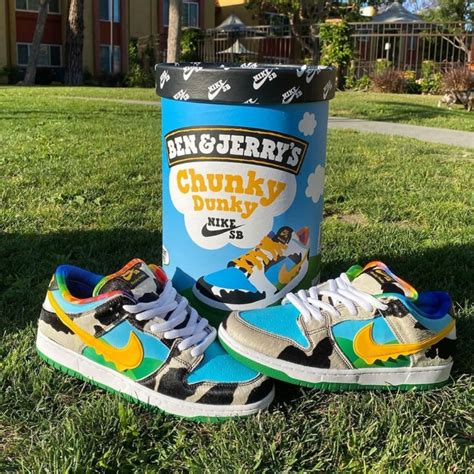 nike dunk ben and jerry box